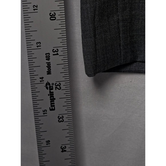 Michael Kors 2 Piece Suit Men 50L Gray Pants 44x32 Wool Blend Quiet Luxury *FLAW - Picture 15 of 16